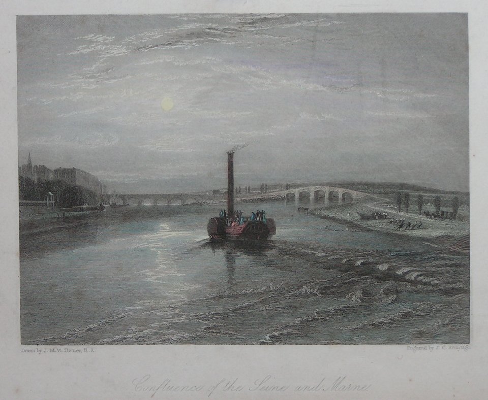 Print - Confluence of the Seine and Marne - Armytage